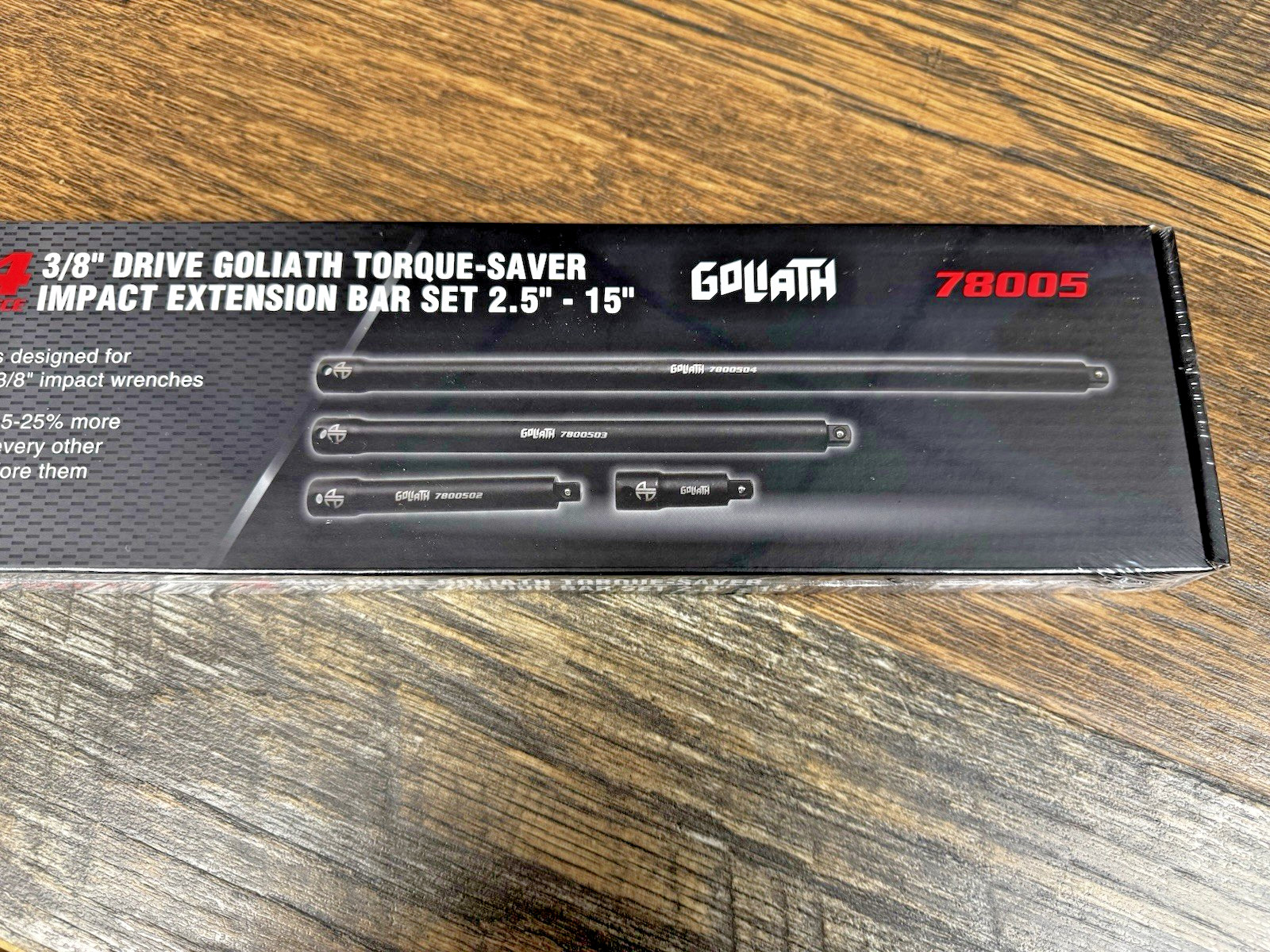 Astro 3/8″ dr 4pc Heavy Duty Goliath Torque Saver Impact Extension Set #78005