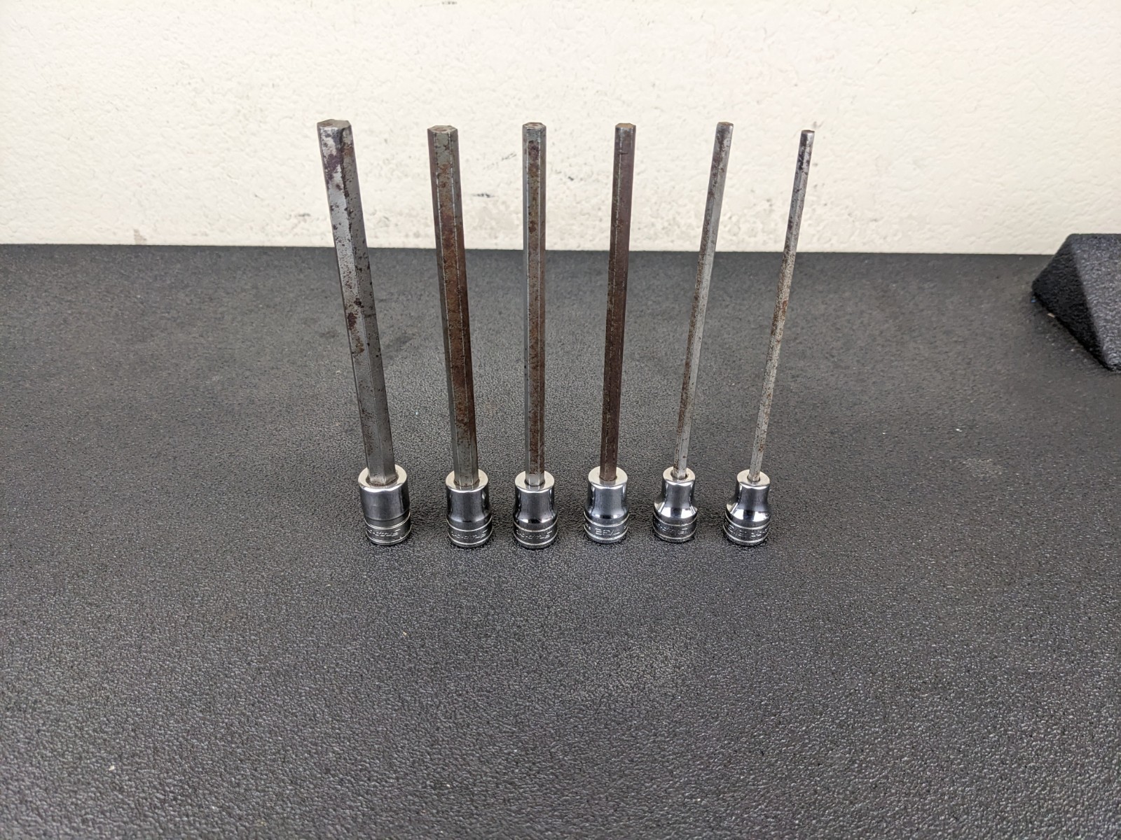 #bo016 Snap-on 3/8″ drive 206EFAL 5/32″ – 3/8″ Hex Socket Driver LONG Shank