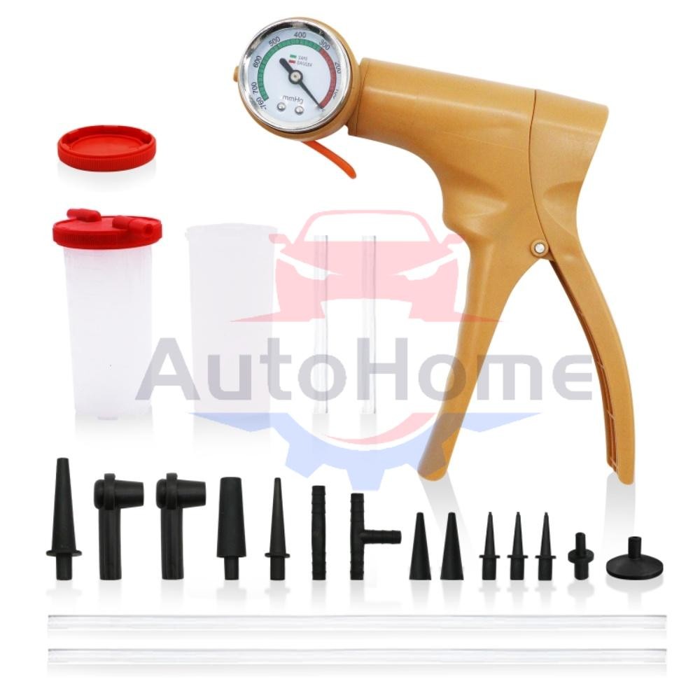 Hand Held Vacuum Pressure Pump Tester Set Brake Fluid Bleeding High-Precision