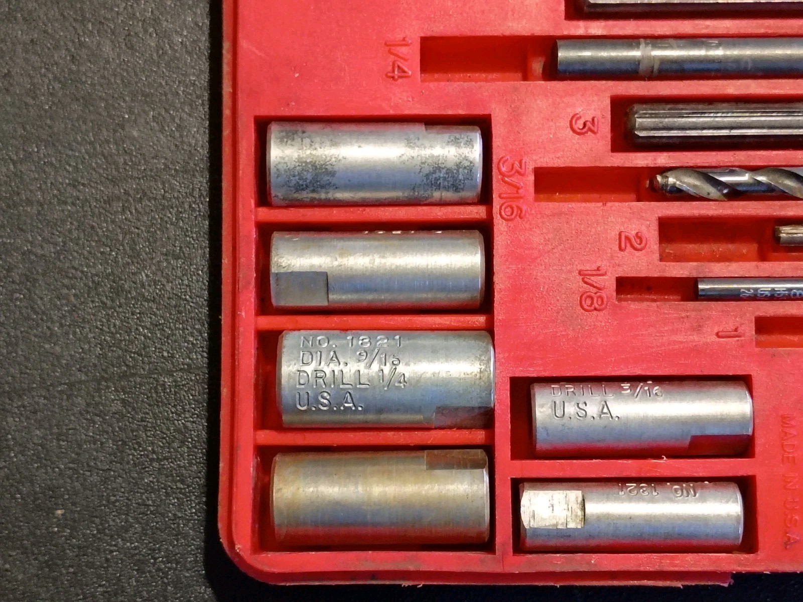 BLUE-POINT 1020 SCREW EXTRACTOR SET *INCOMPLETE SCREW EXTRACTOR TOOL KIT*AS IS