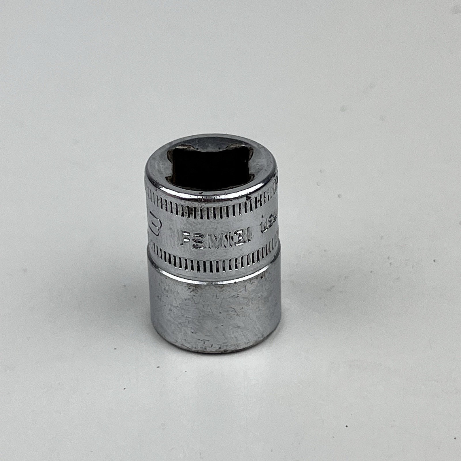 Snap-on 3/8″ Drive 13mm Metric 6 Point Shallow Chrome Socket FSM131