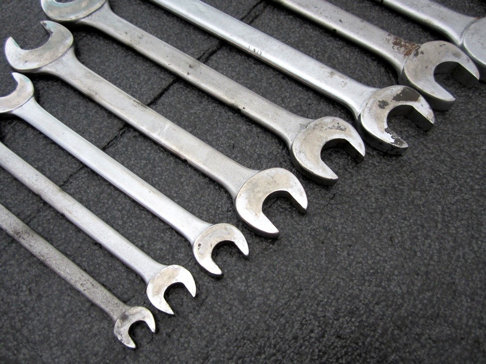 Vintage Proto 10pc SAE Open End Wrench Made in USA