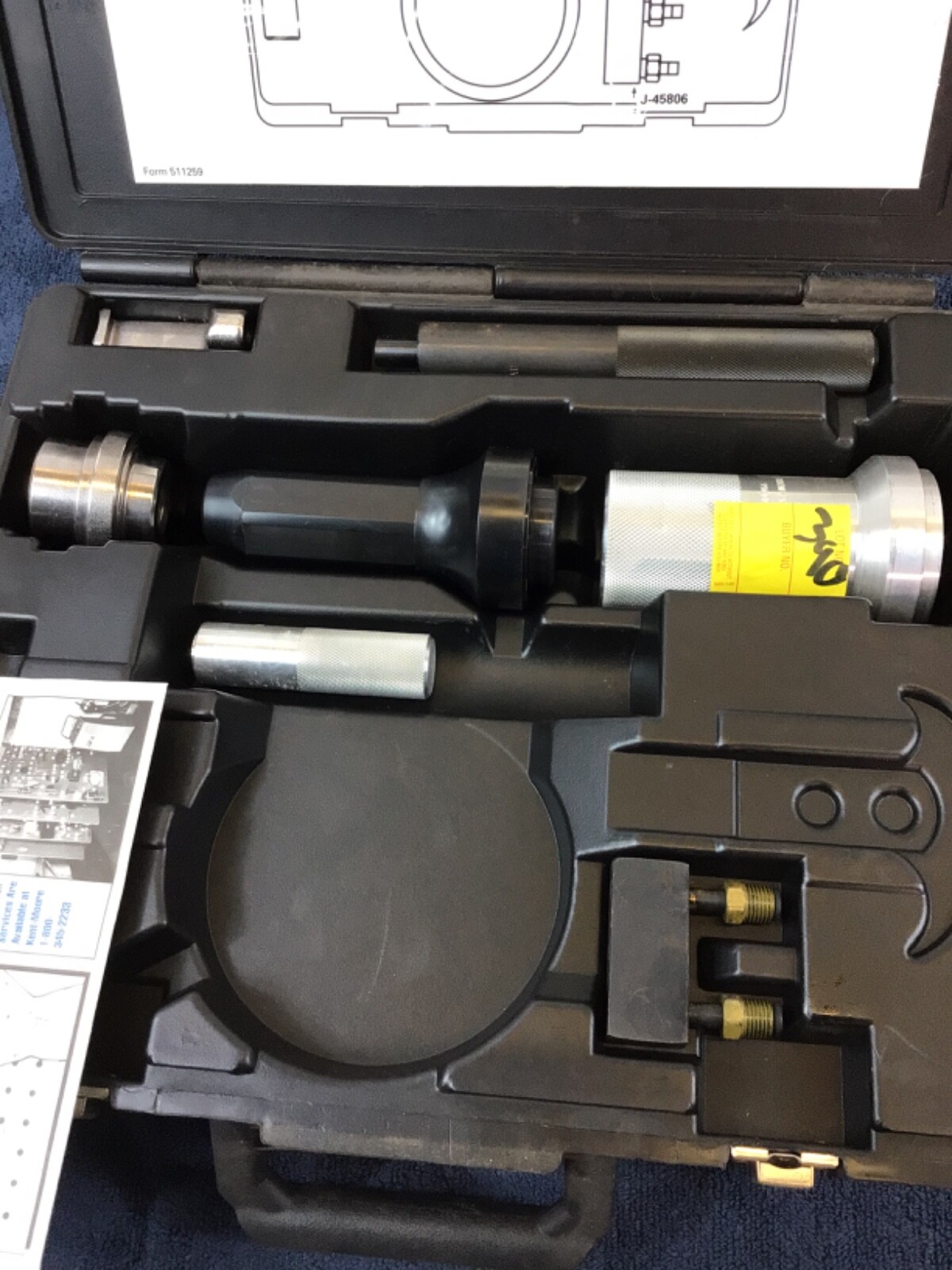 SPX Kent Moore Special Tools On Car Storage Case Service Tool Kit J-45784