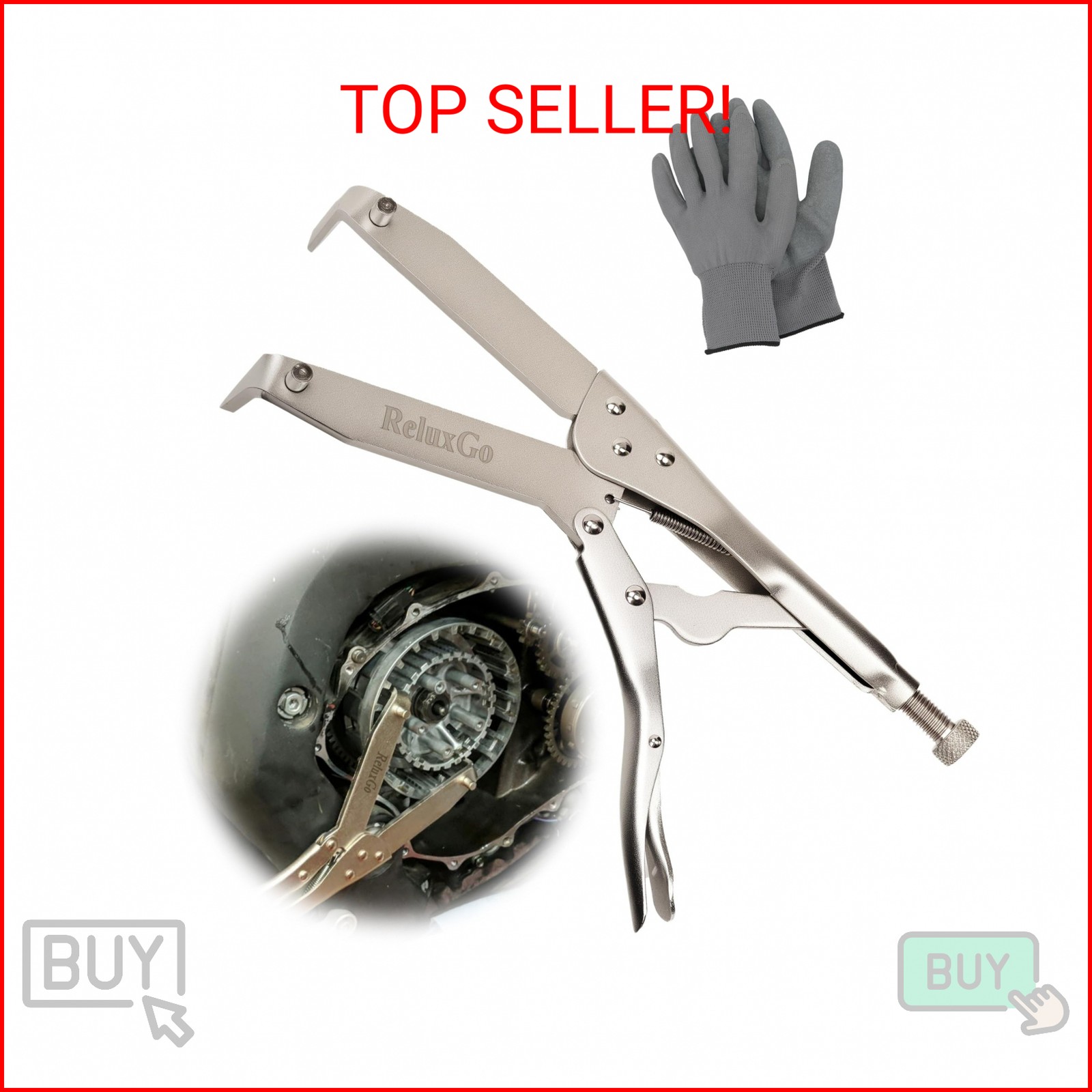 Motorcycle Clutch Flywheel Holding Tool, Clutch Hub Basket Gear Holder Tool