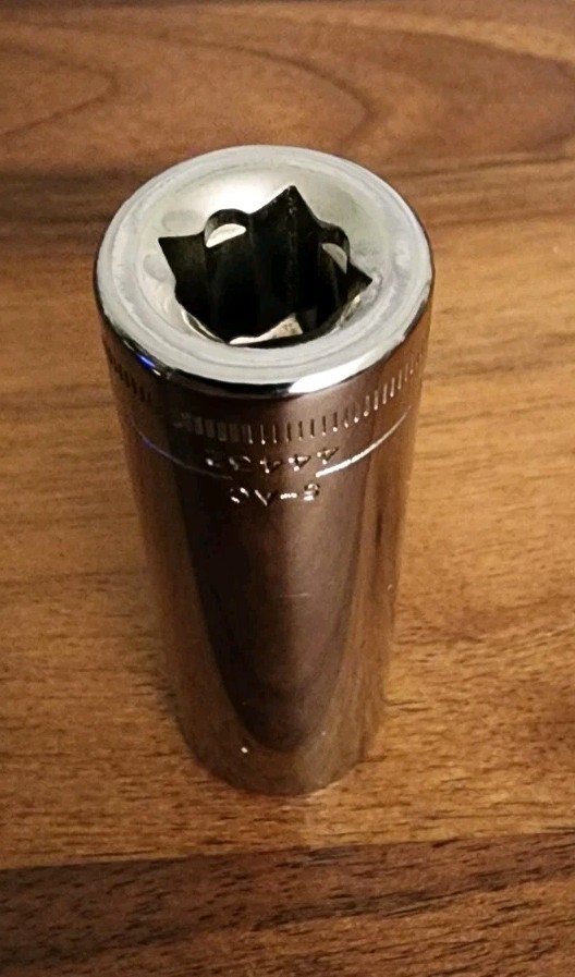 Craftsman 15mm Deep Well Socket 6 Point 3/8 Drive S-AC 44432