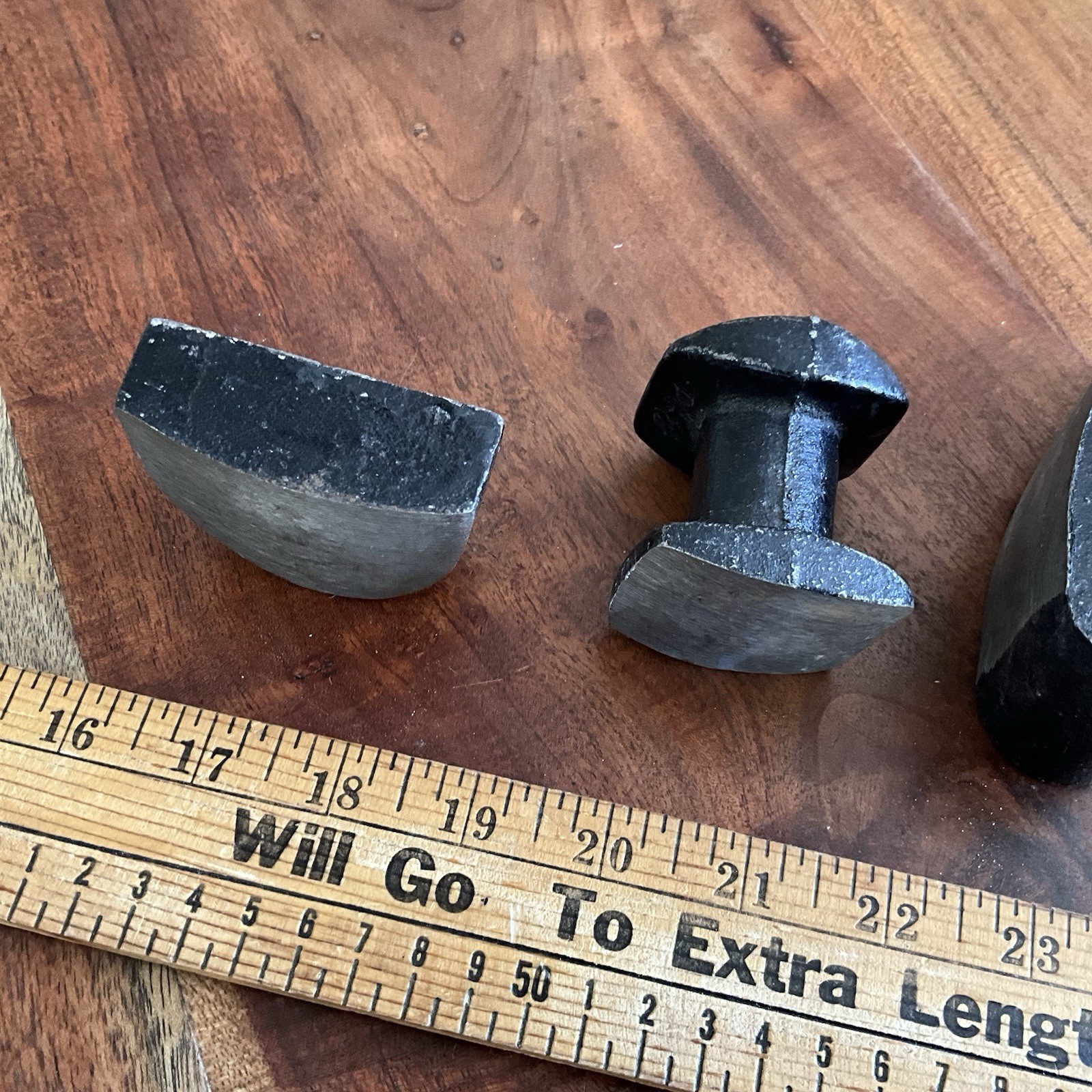 Nice Lot of 4 Vintage Auto Body Metal Shaping Hand Anvil Dolly Tools