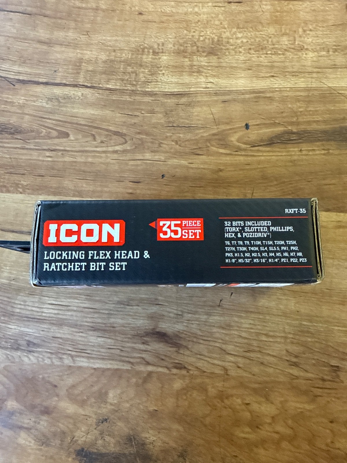 ICON RXFT-35 Locking Flex Head Ratchet and Bit Set 35 Piece NEW