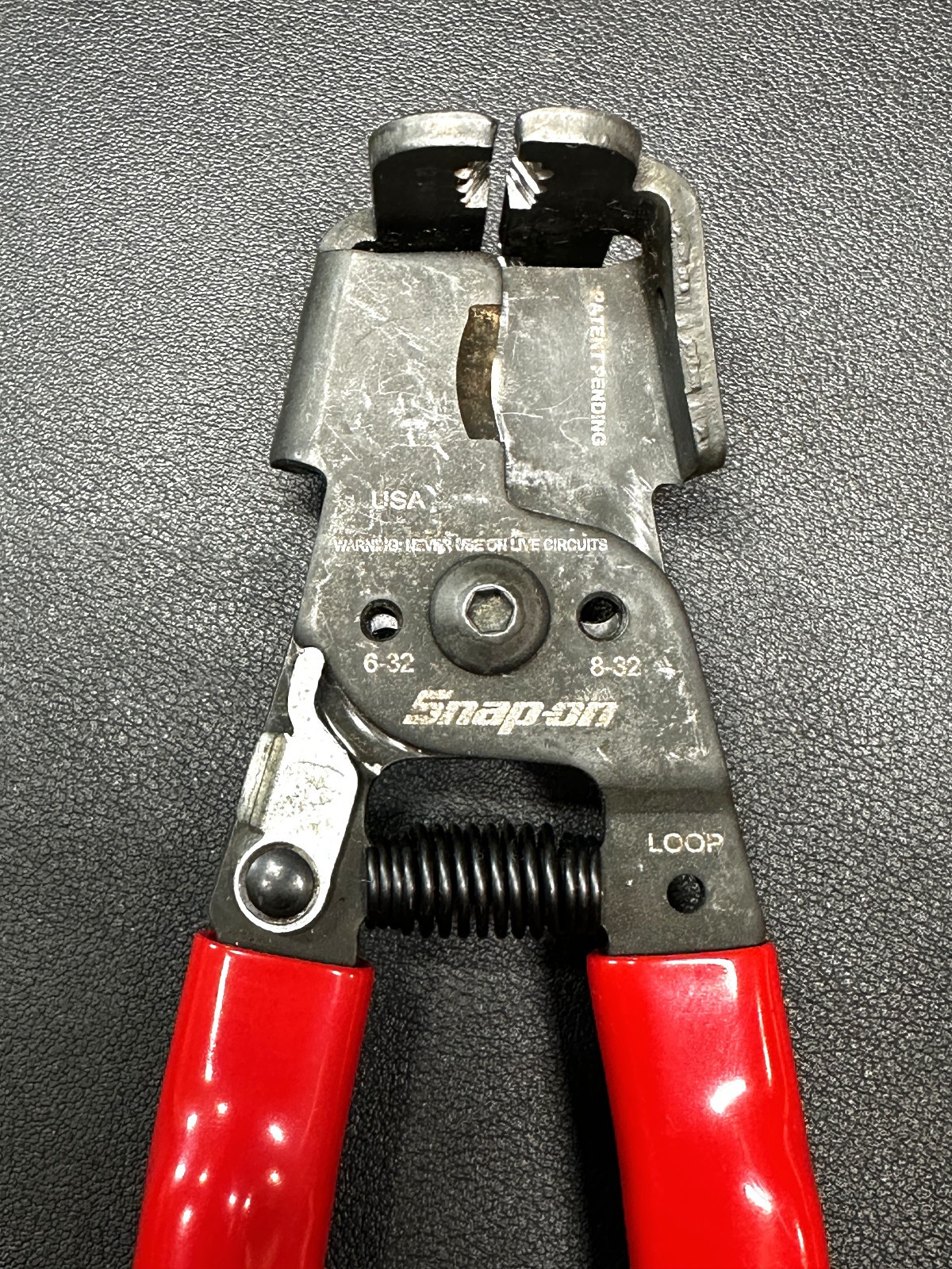 SNAP ON PWCH7 7″ In-line Wire Stripper/Cutter (Red) USA