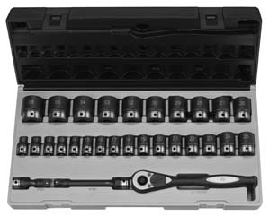Grey Pneumatic 82629M 1/2″ Drive 6 Point 29 Piece Metric Duo Socket Set New!