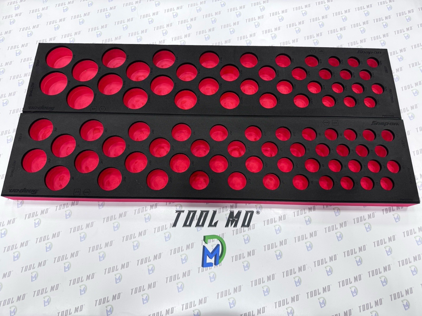Snap-on Tools RED FOAM ORGANIZER for 84pc 1/2″ Drive SAE/Metric Socket Set