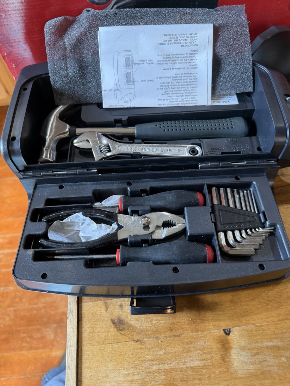 Twin Blinking Light And Tool Kit