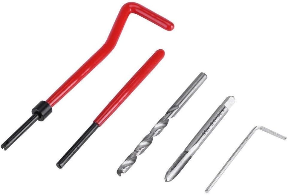 M5 Thread Repair Insert Kit: 30pcs Durable Stainless Steel Tool Set for Repairs