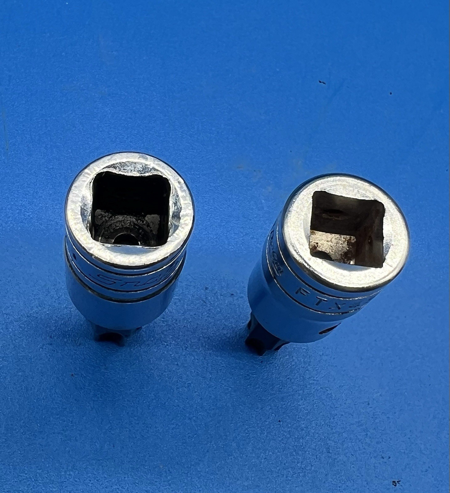 Snap-On FTX55E & FTX45A 3/8″ Drive Torx 2pc LOT Socket Bits