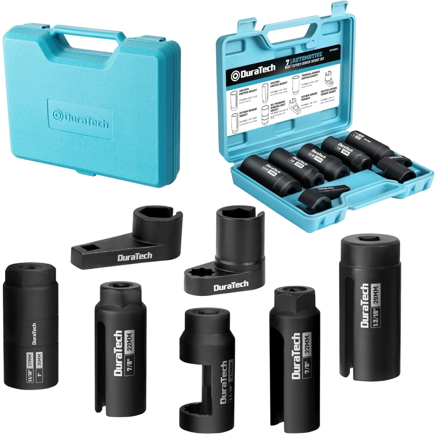 7PCS O2 Sensor & Oil Pressure Socket Set – Wide Application