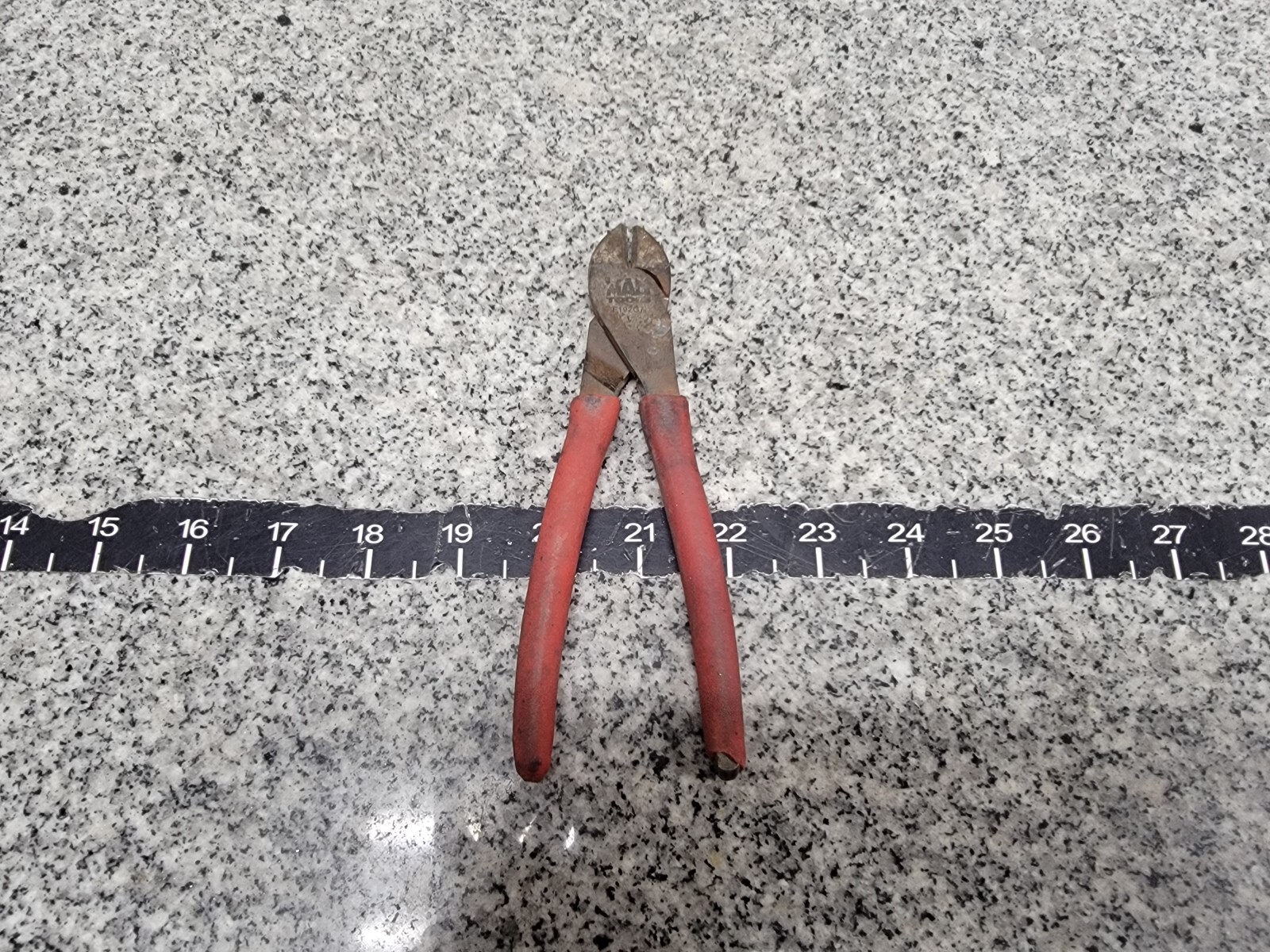 Mac Tools F192G7 6″ Electrical Diagonal Cutting Pliers Red Grip USA
