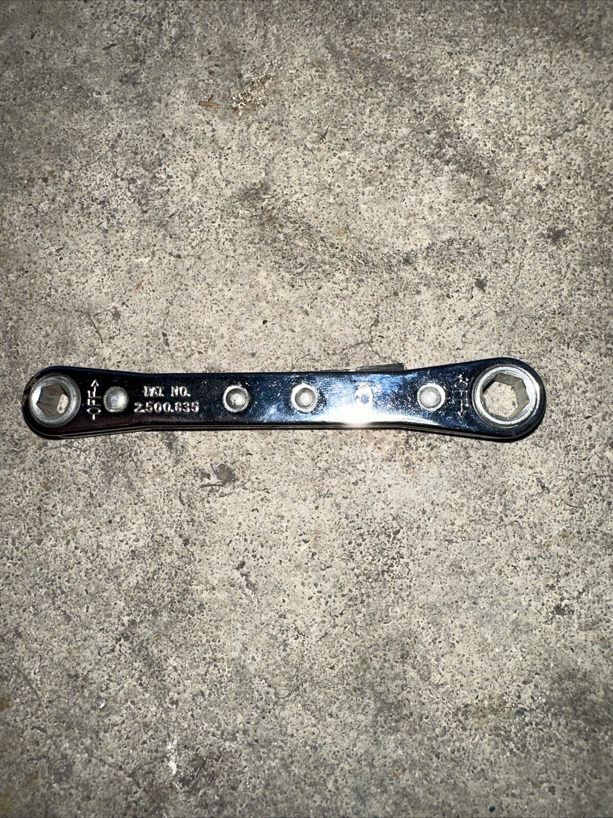 VINTAGE PROTO DOUBLE BOX RATCHETING WRENCH 1/4″ X 5/16″ 6-POINT USA Model 1191