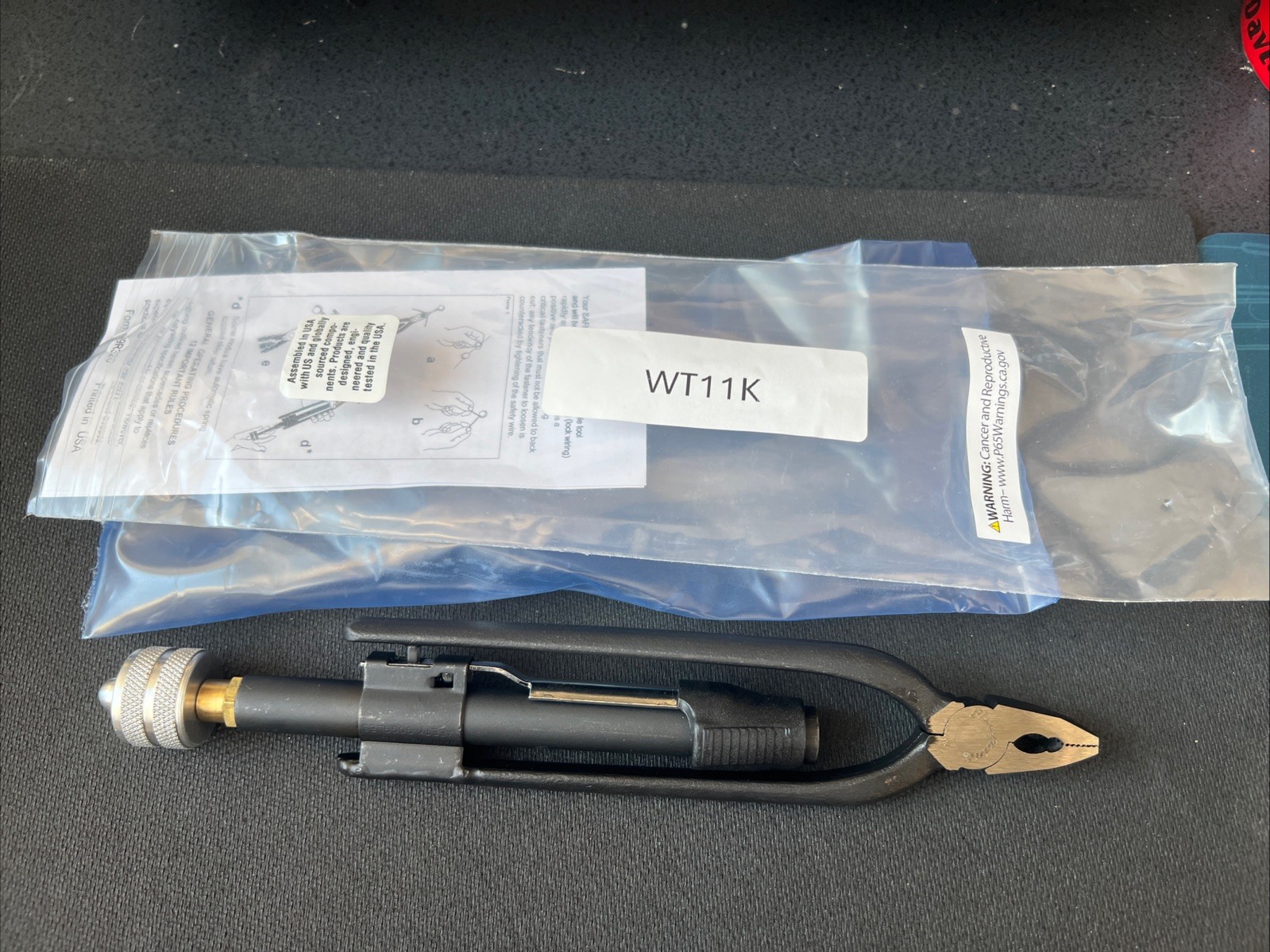 Blue Point Safety Wire Pliers WT11K Sealed Snap On Package Aircraft NEW🔥