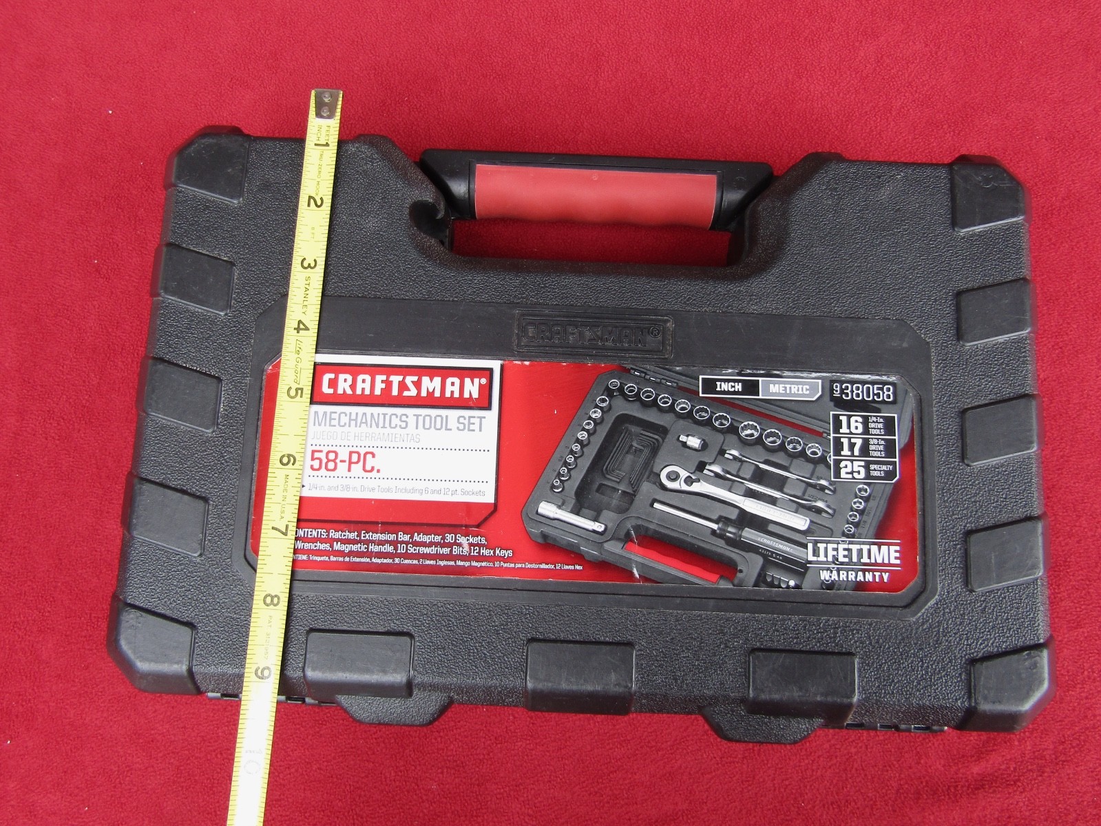 NICE CRAFTSMAN «Almost Complete» 58-PC Mechanics Tool Set 1/4″ & 3/8″ Dr Sockets