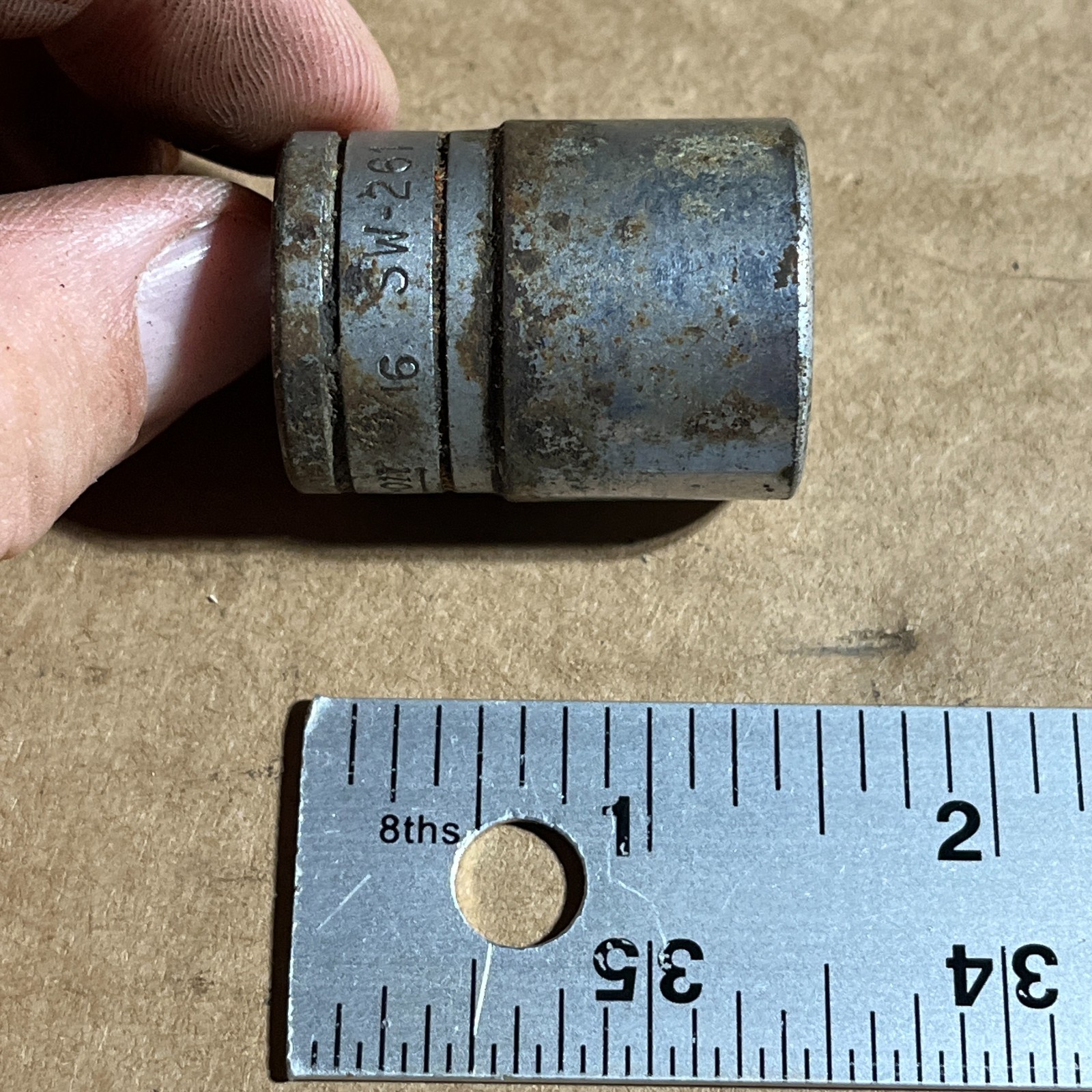 Snap-on Vintage 1/2″ Drive SAE 13/16″ Shallow 12-Point Socket SW-261