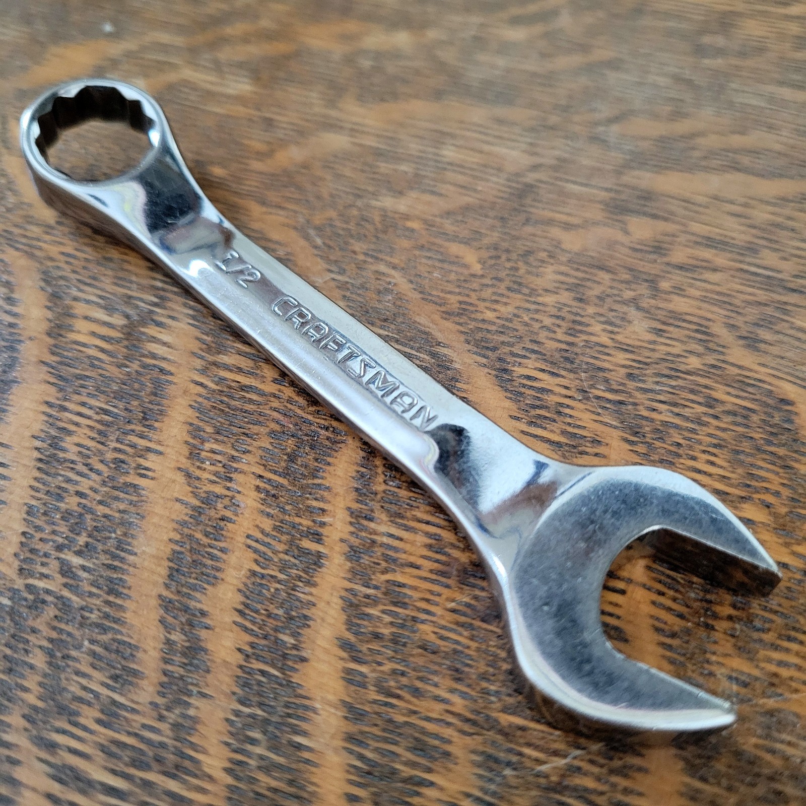 Vintage Craftsman USA Stubby Combination Wrench 1/2″, 5/8″-3/4″ Read Description