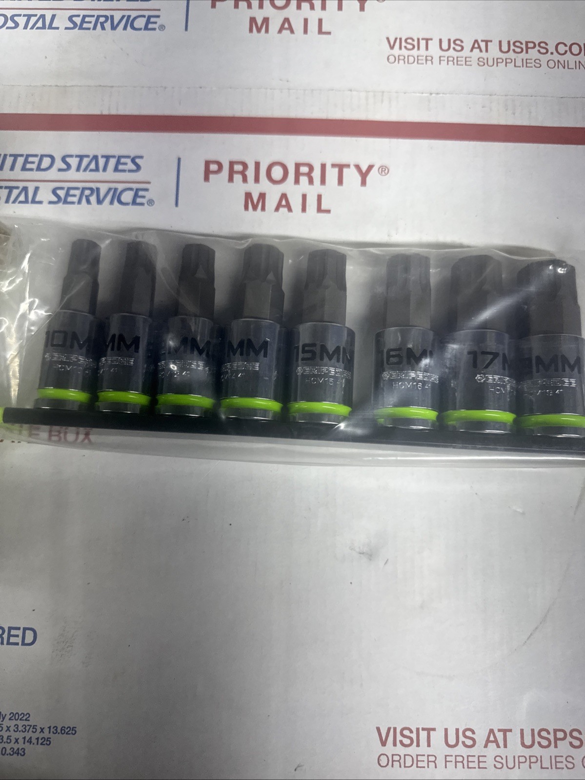 GRIPEDGE HEX Bit Socket Set | 8-PC – 1/2» Drive Metric RPT Hex Driver Set | …