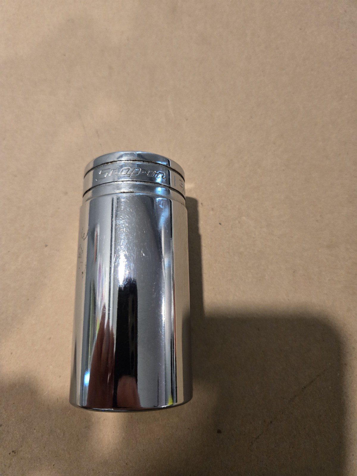 Snap On 1/2″ Drive 1-3/16″ 12PT SAE Deep Chrome Socket USA S381