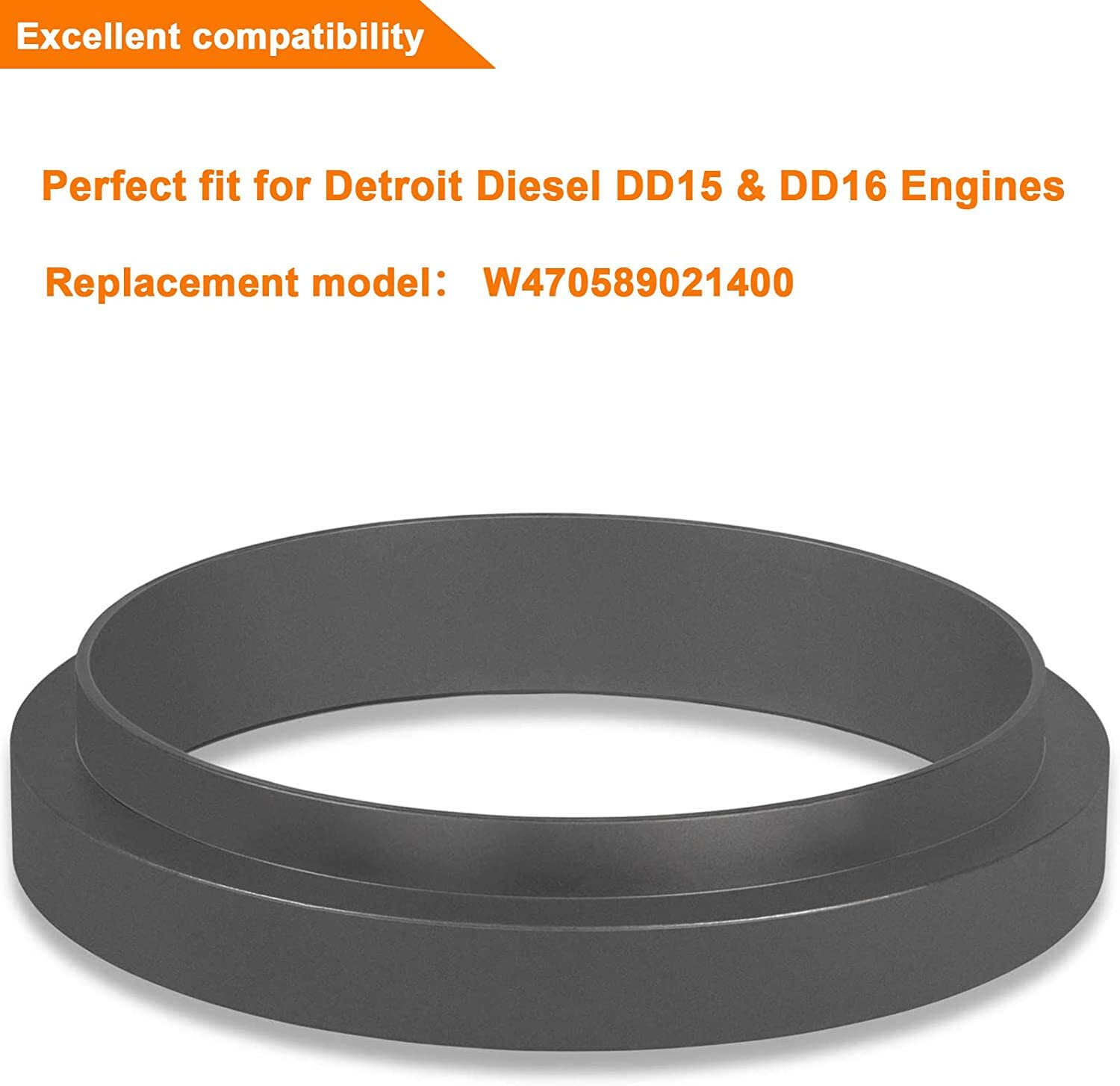 Carbon Scraper Tool Alternative to W470589021400 for Detroit Diesel DD15 Ring