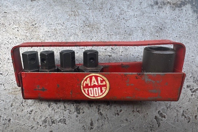 MAC Tools Hex Impact 1/2” Drive Sockets With Tray AI16 AI18 AI20 AI24 VP146D VT8