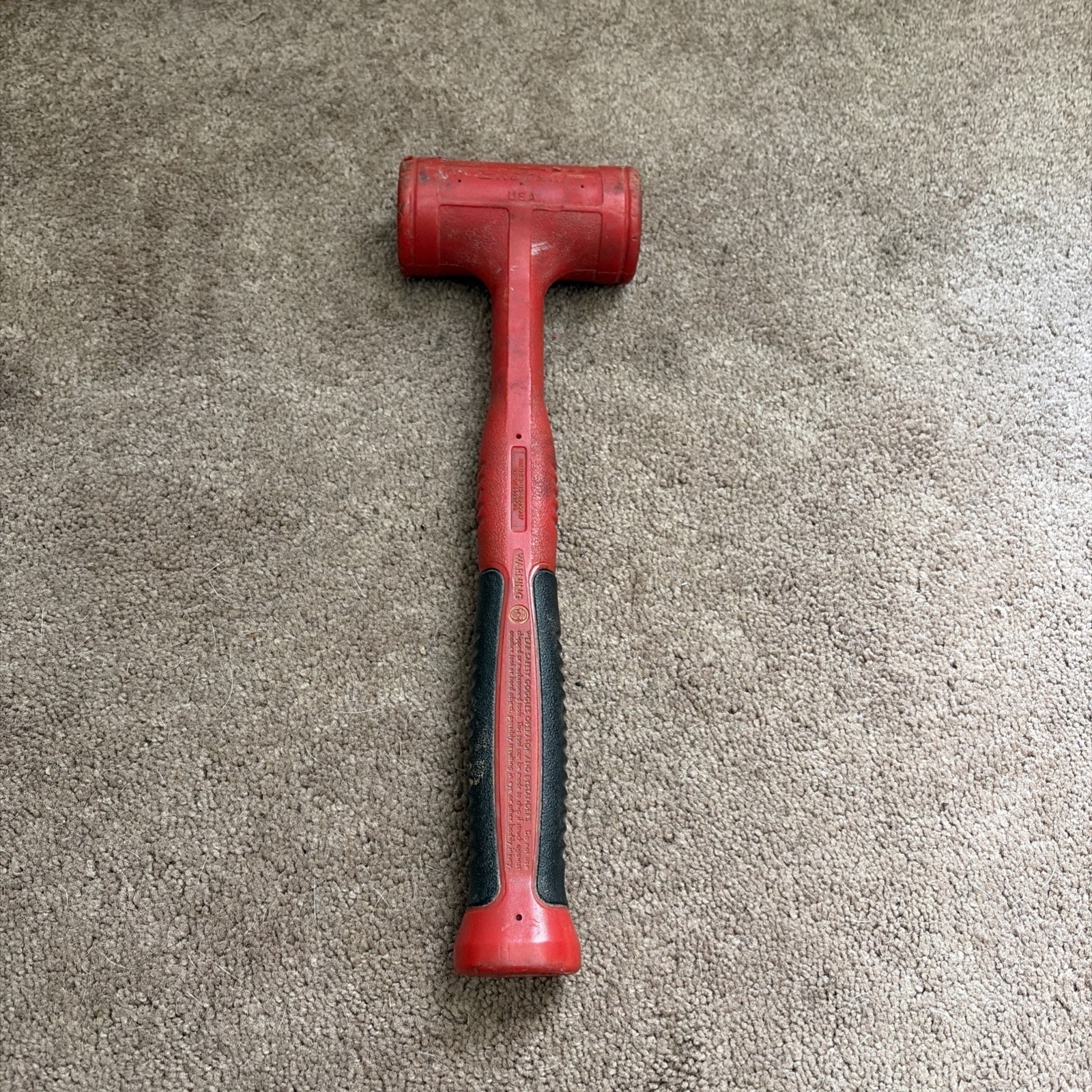 Snap On HBFE32 Red 32 oz Soft Grip Dead Blow Hammer