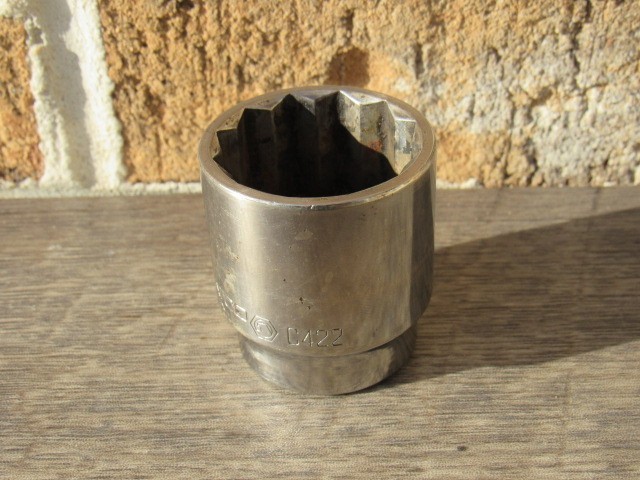 MATCO C422 1/2″ DRIVE 1 5/16″ CHROME SHALLOW 12 POINT 1 & 5/16″ C 422 SOCKET SAE