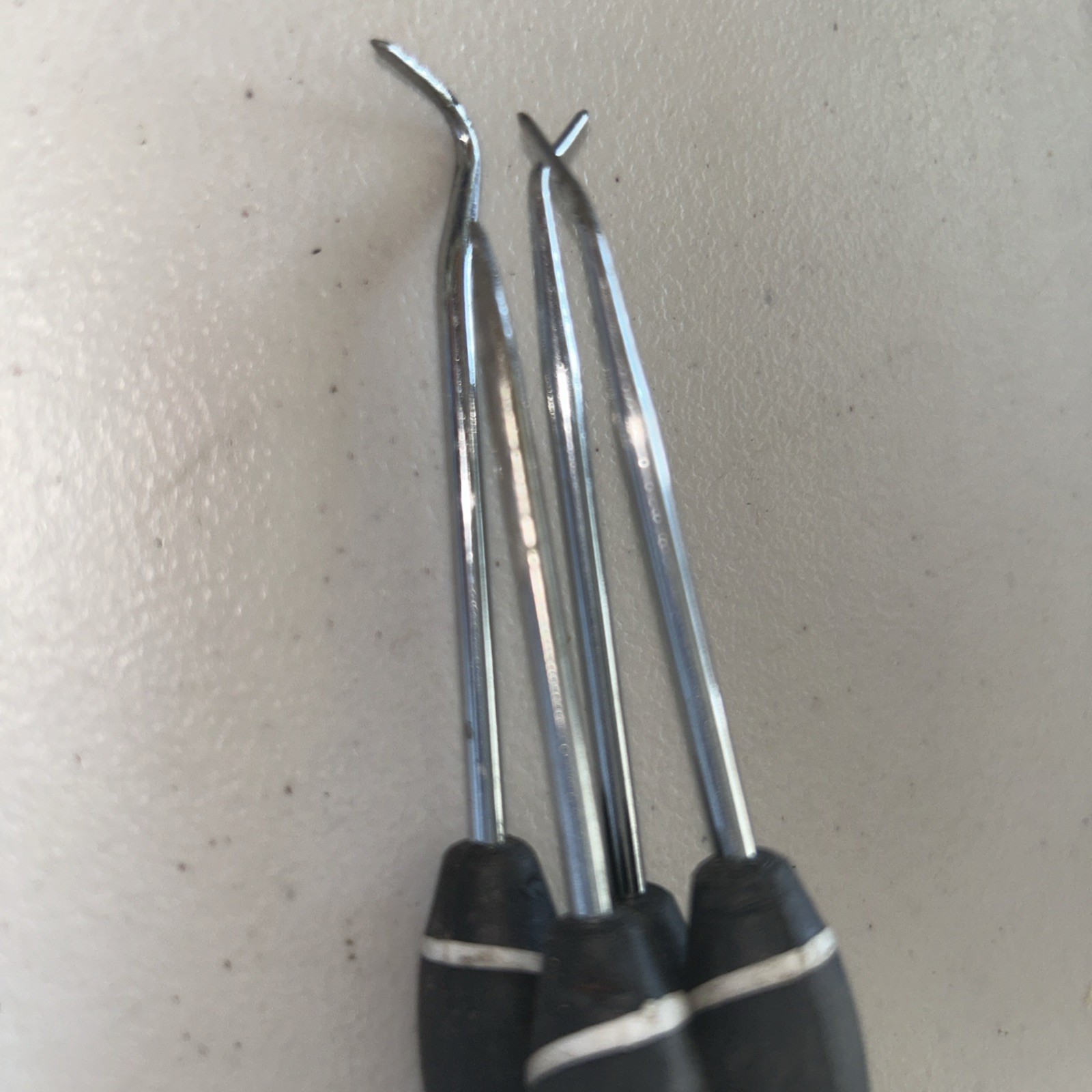 Husky Hook and Pick Set (4 Piece) Str, Hook, 90 Degree, 35 Degree