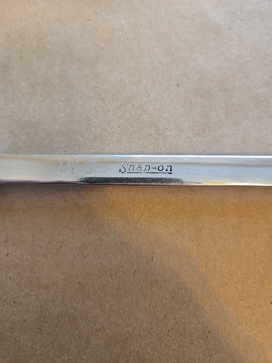 Snap On 9/16″ 6PT SAE Chrome Open/Flare Nut End Combination Wrench RXS18