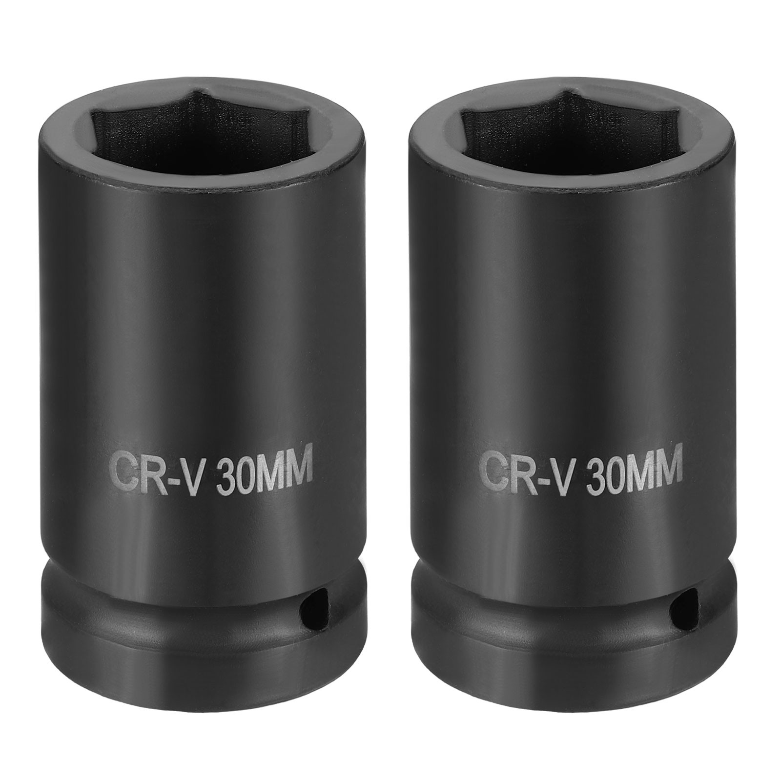 2pcs 1 Inch Drive 30mm 6 Point Impact Socket Chromium Vanadium Steel