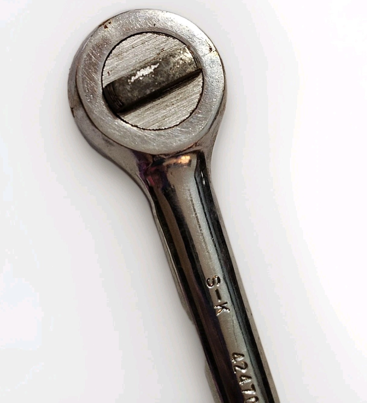 S-K Tools 42470 1/2″ Drive 48 Tooth Ratchet Textured Handle Made USA