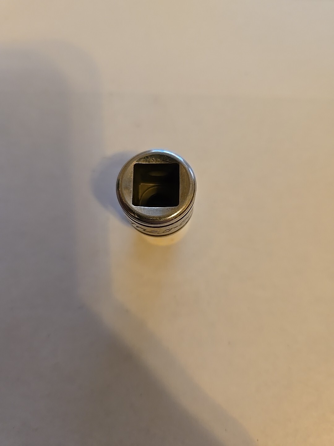 Snap On 3/8″ Drive 1/4″ 8PT SAE Chrome Double Square Socket F308