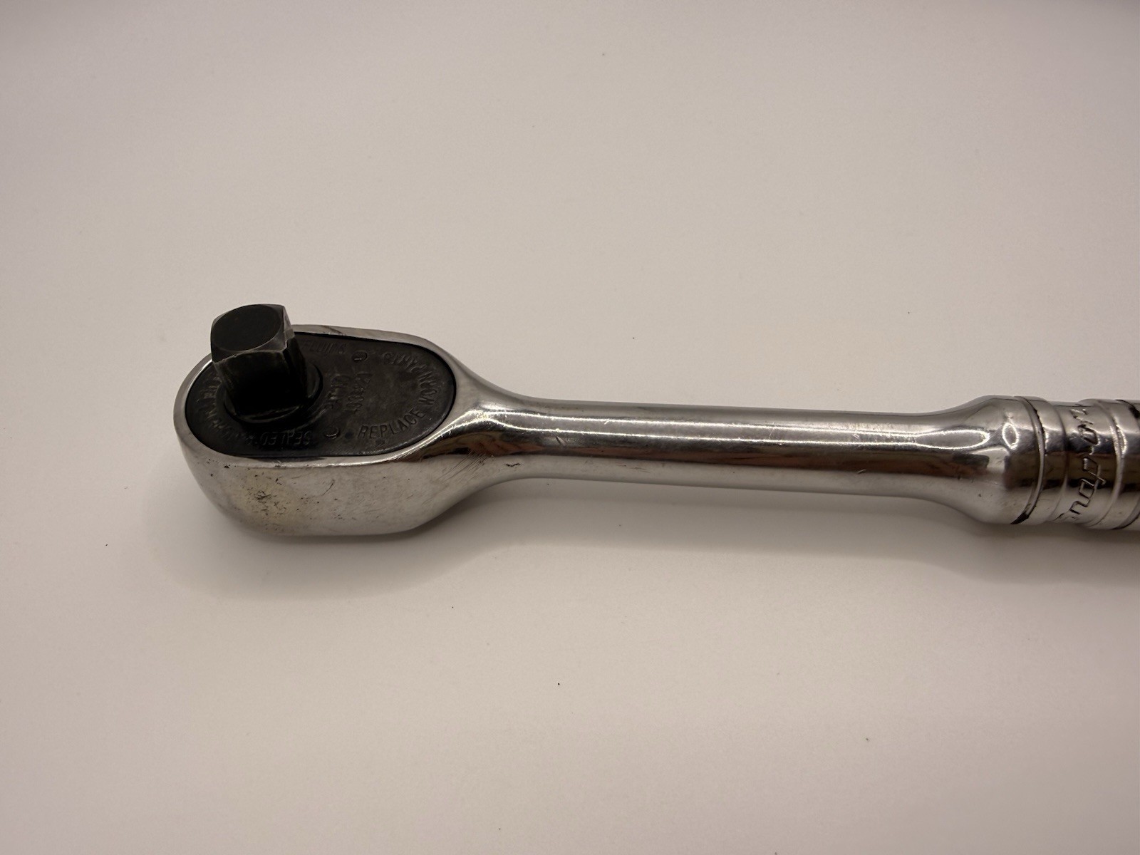 Snap-on F830 3/8” Drive Ratchet USA Chrome Vintage Works Well