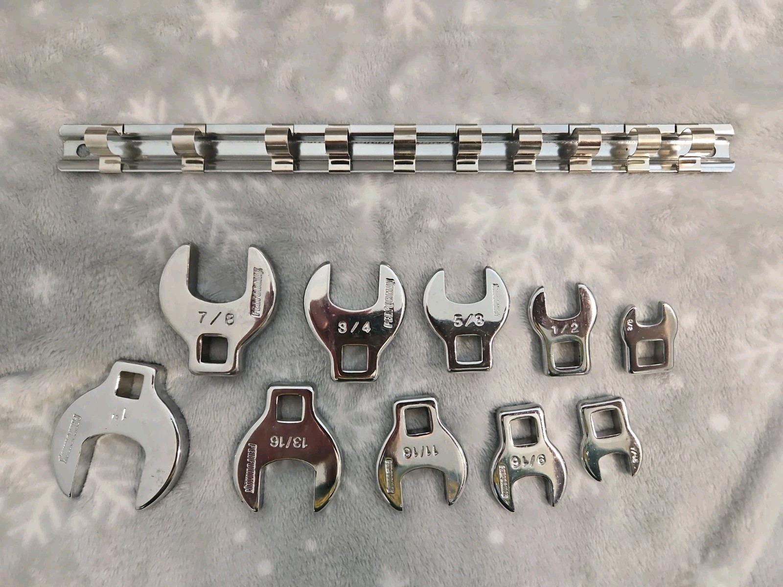 10 Performax 3/8″ Drive Crows Feet Wrench Heads 3/8″-1″