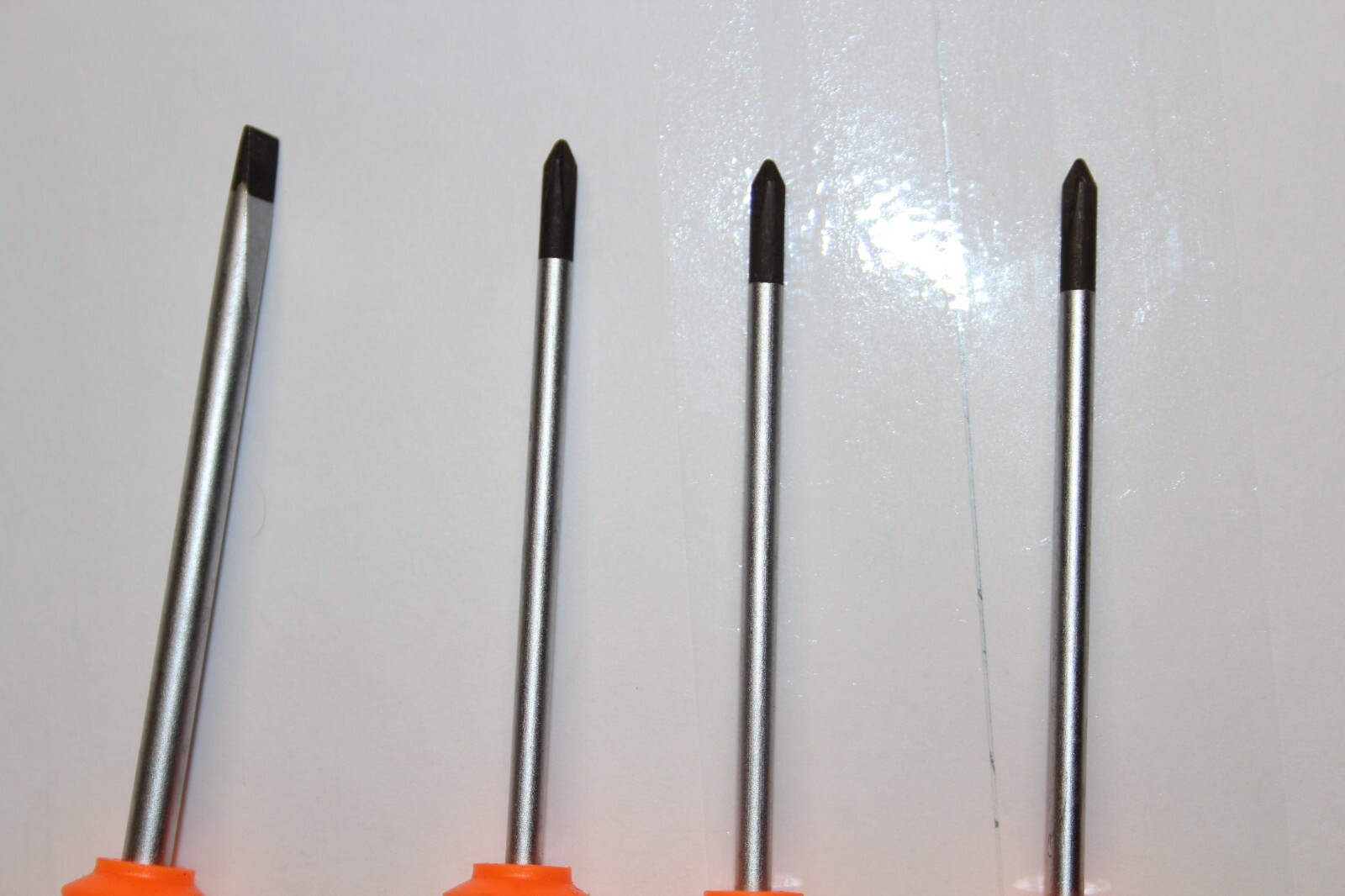 MATCO TOOLS 8-PIECE ORANGE HANDLE POCKET COMBINATION SCREWDRIVERS LOT GERMANY