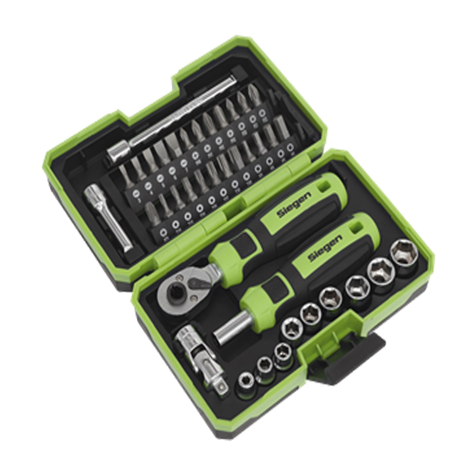 Sealey Socket & Bit Set 38pc 1/4″Sq Drive High Grade Steel
