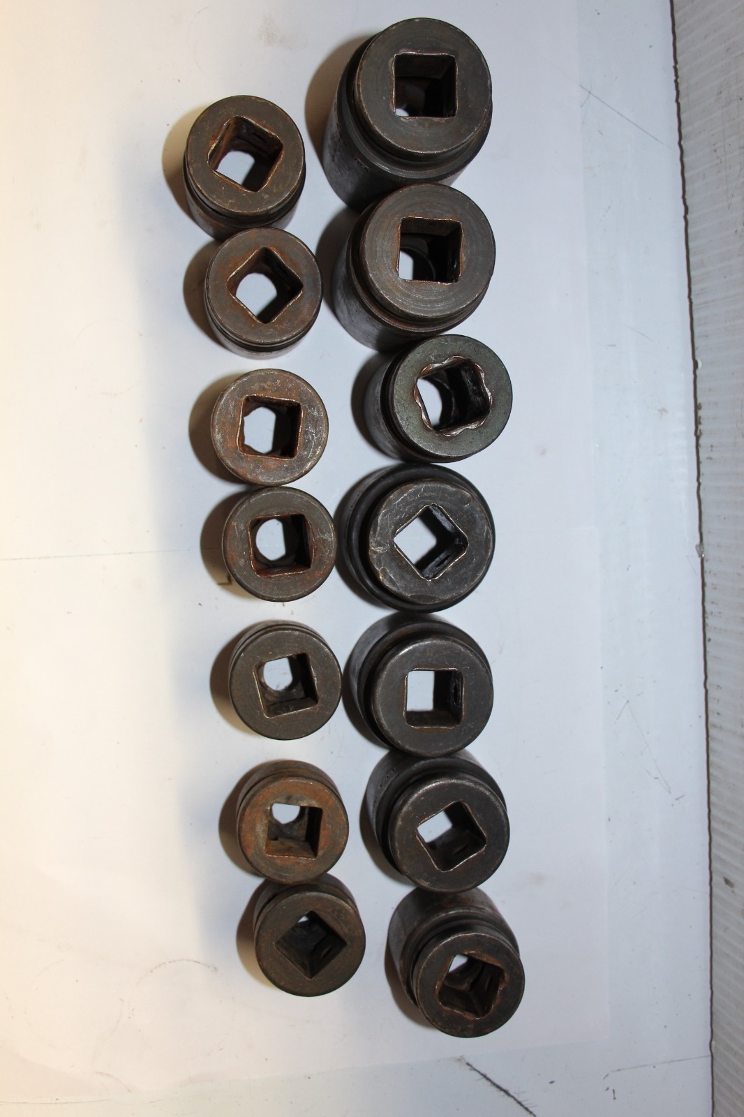 Snap-on 3/4″ Drive SAE 6-Point Impact Socket Set 14 Piece Deep & Shallow Set USA
