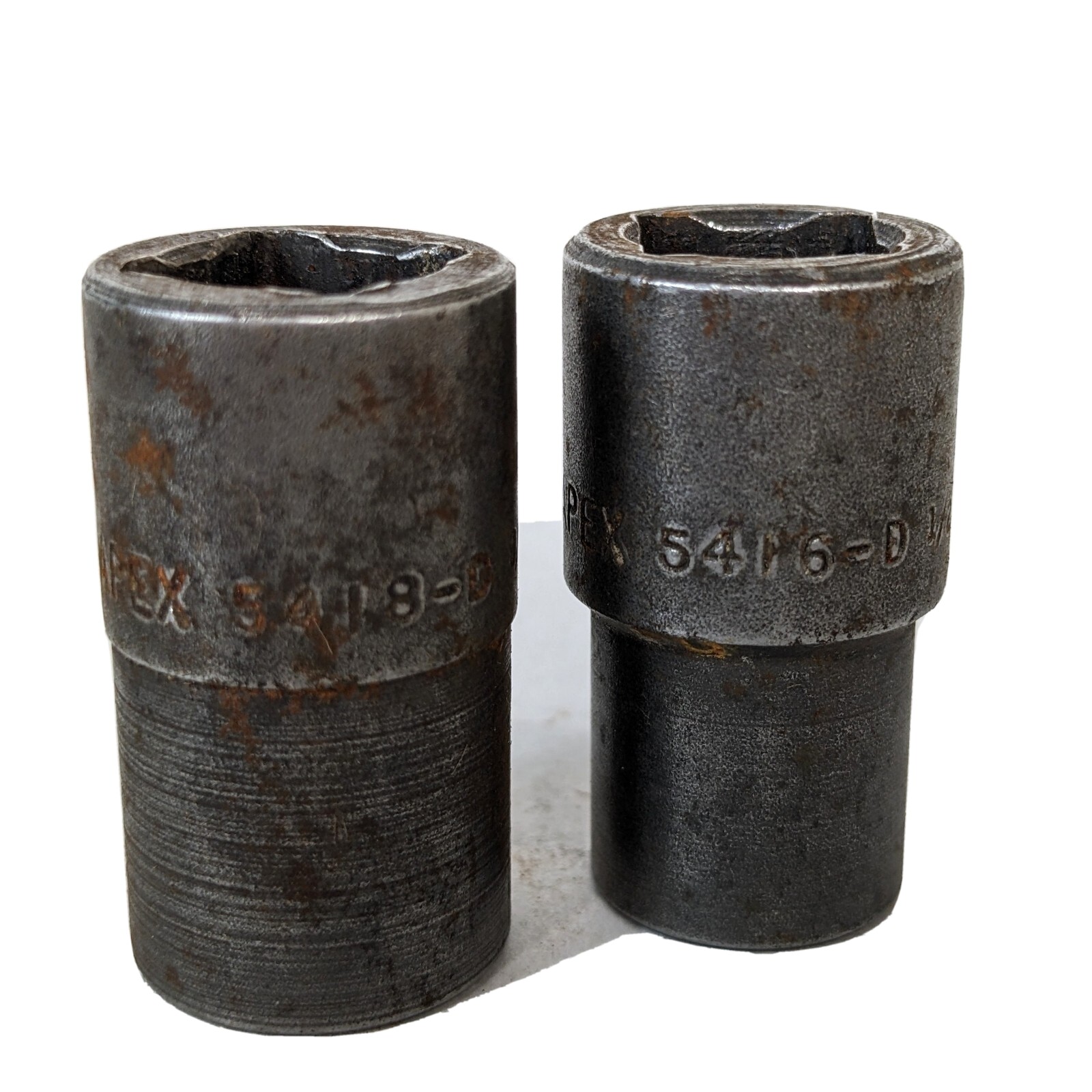 Apex 1/2″ Drive 12-Point Sockets 1/2 & 9/16 (5418-d 5416-d) Vintage
