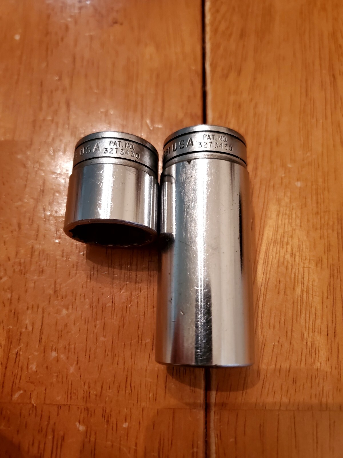 Snap On 3/8 Drive 7/8 12Pt Shallow Deep Sockets Lot Of 2