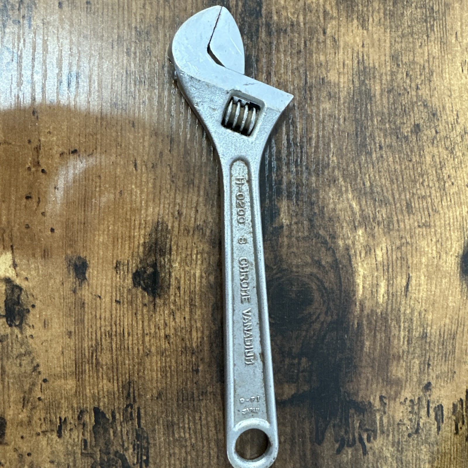 TOP 200mm 8” Adjustable Wrench Spanner Forged Chrome Vanadium Heavy Duty Tool