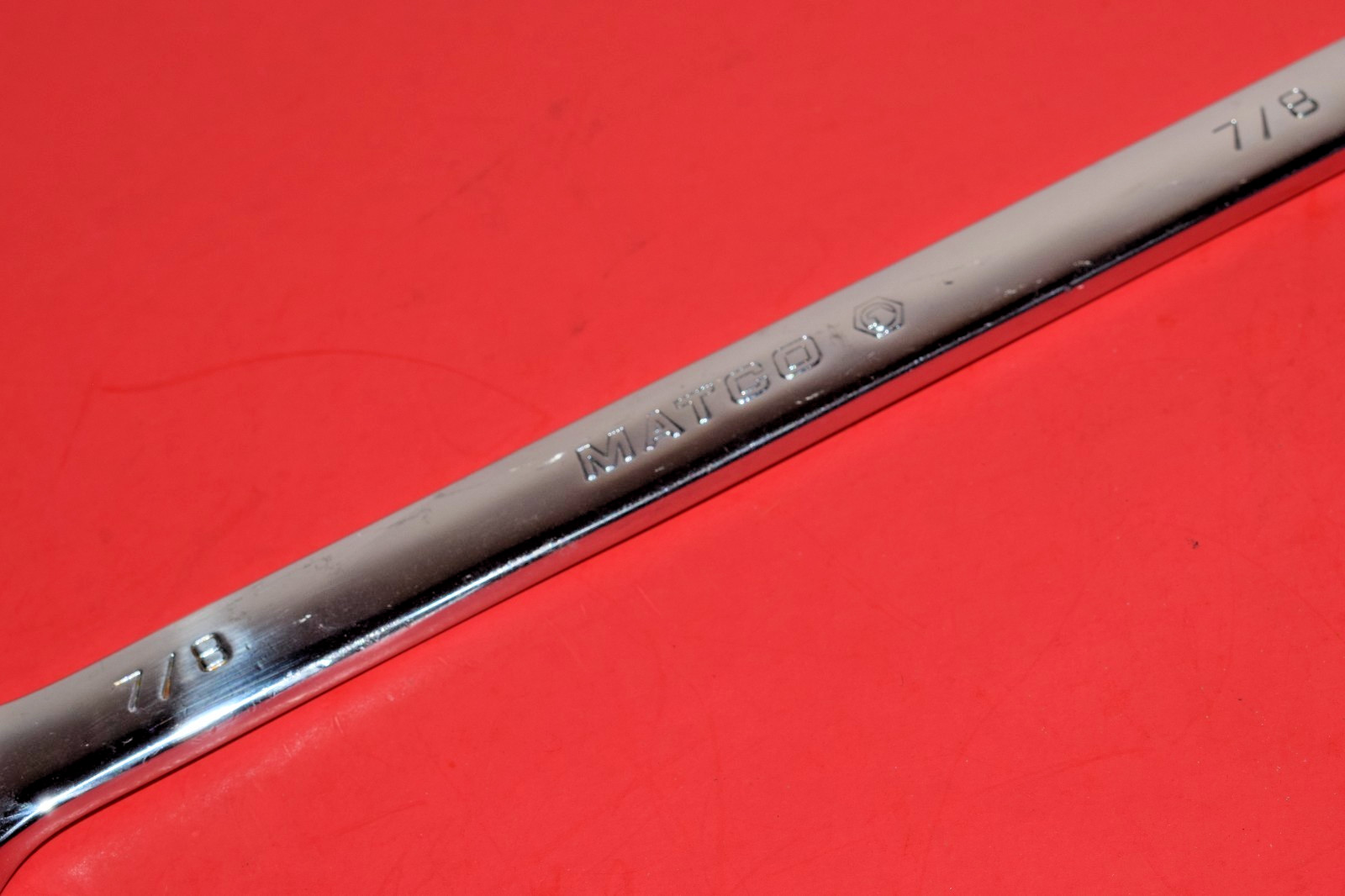 NICE MATCO SAE 7/8″ LONG Combination 12-Point Box Head Open End Wrench MCL282