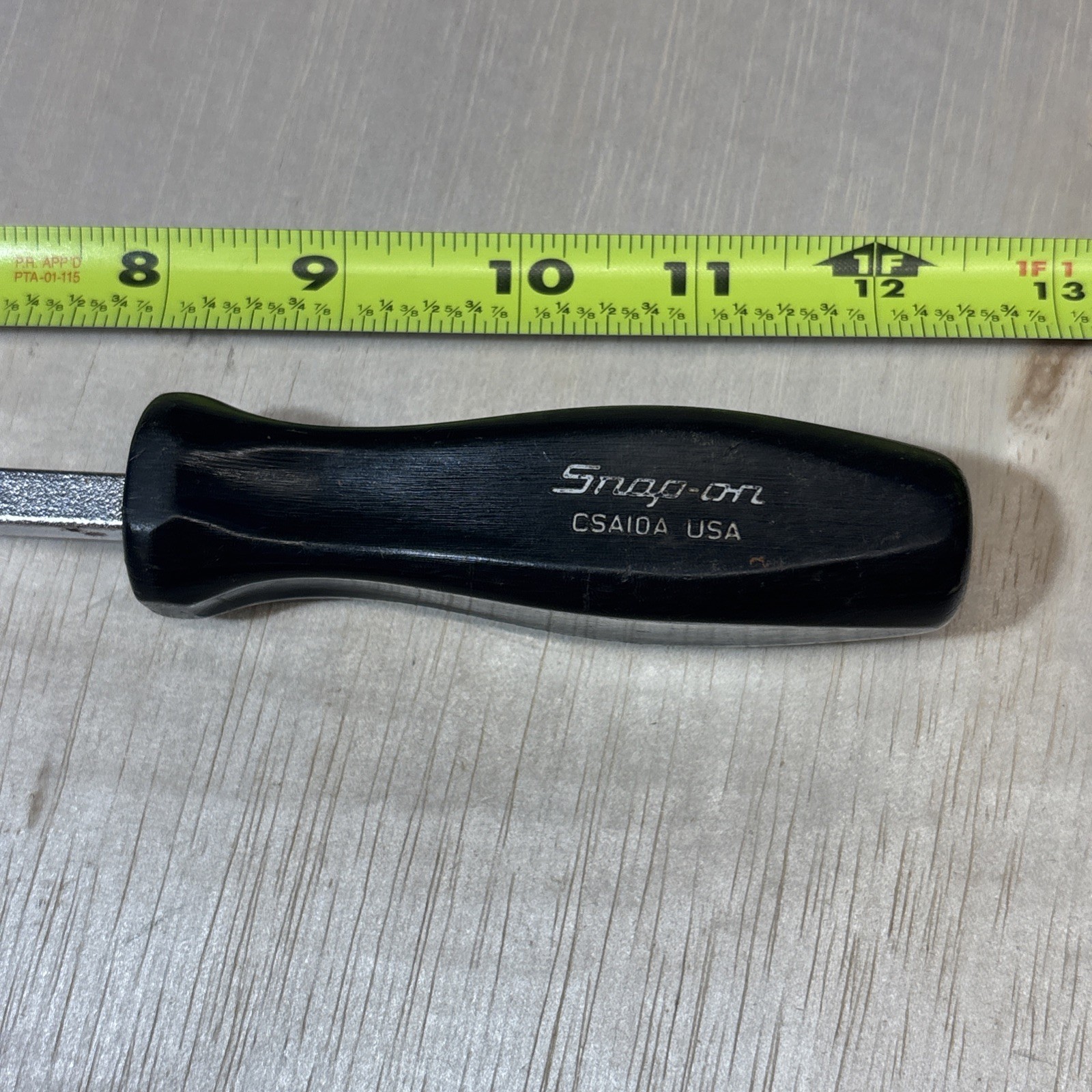 USED SNAP ON CSA10 BLACK HANDLE 8″ RIDGID CARBON GASKET SCRAPER CSA 10 12″ OAL