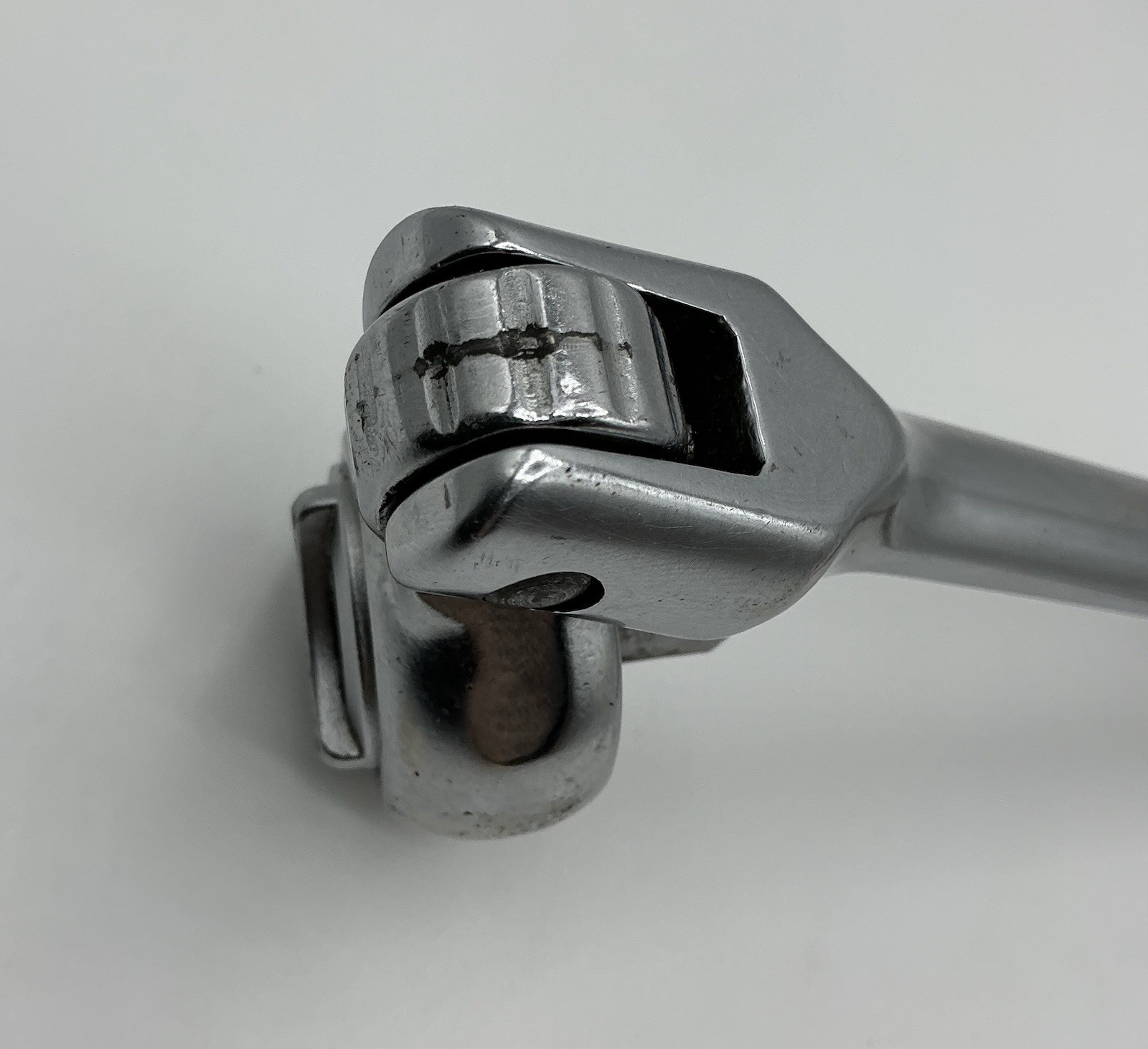 Vtg INDESTRO USA #3270 Indexing Flex Head 1/2” Drive Ratchet Just Serviced