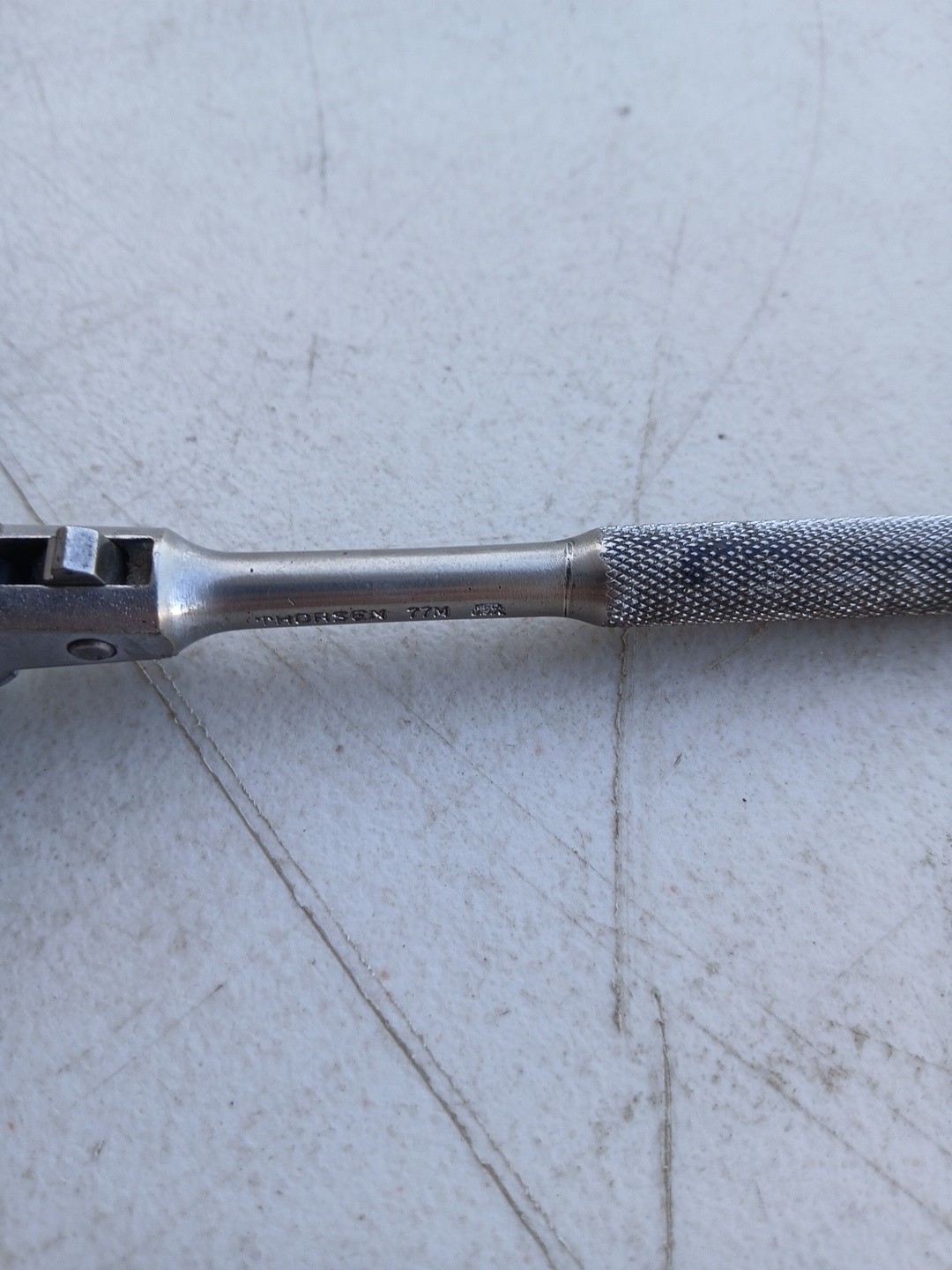 THORSEN Tools USA 77M 1/4″ Drive Chrome RATCHET Wrench Vintage
