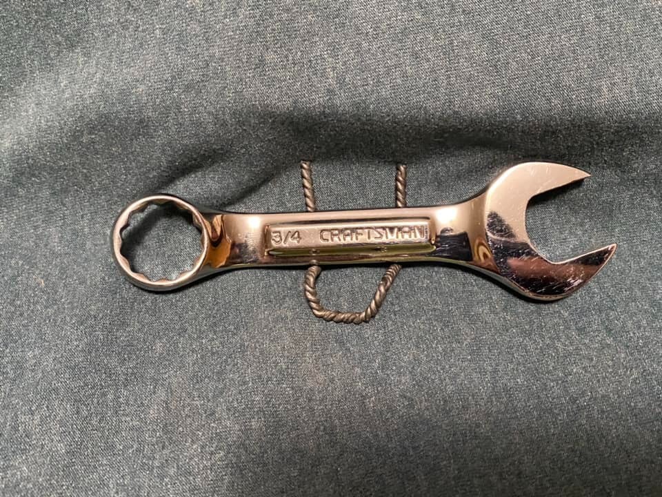 Craftsman -VV- Series 44109 3/4-in Stubby Combination Wrench 12 Point USA