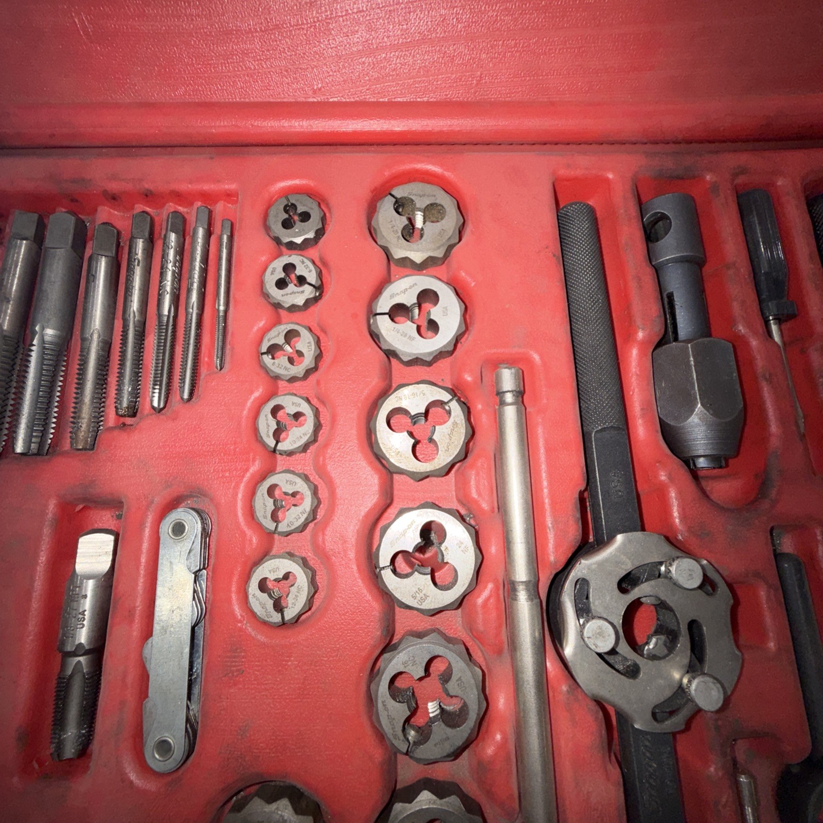 Snap-on TDTDM500 76-piece Tap and Double Hex Die Set ,6mm Replaced With Mac