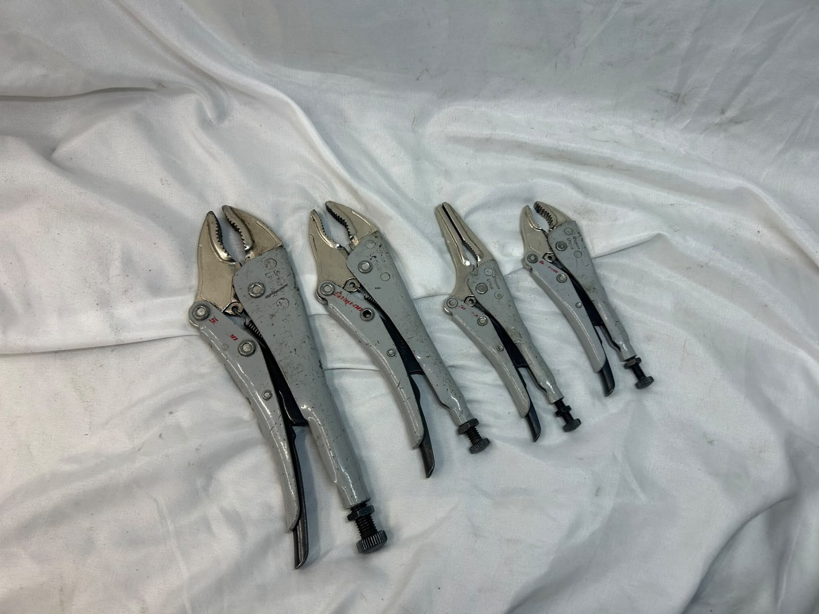 Snap On Locking Jaw Vice Mole Grip Plier Set